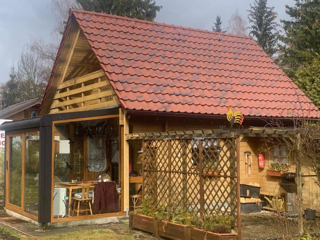 Holzhaus Mit Direktem Wasserzugang In Berlin-Koepenick Екстериор снимка